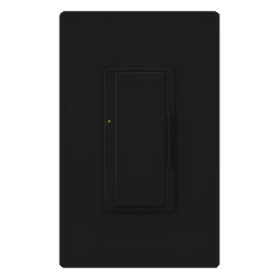 Atenuador PRO de pared, fase seleccionable, 250 W LED o 500 W incandescente/halógeno, 120 V, neutro opcional, para RadioRA 2, RA2 Select y RadioRA 3, color negro