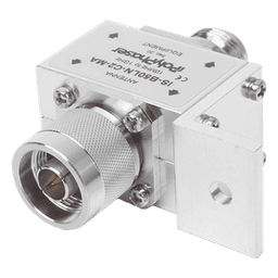 Protector RF Coaxial Para 10 a 1000 MHz Con Ceja Frontal Con Conectores N Macho y N-Hembra, 50 Ω