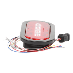 Luz LED Multifuncional Trasera / 69 Patrones de Destello / 12-24 V / IP67 / Conector PL3 / 5.4" x 5.4"
