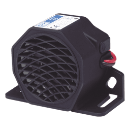 Alarma de Reversa Vehicular / 107 dBA / 12-24 VDC / Sensor de Ruido Ambiental / Nylon Reforzado con Fibra de Vidrio / -40 °F a 185 °F (-40 °C a 85 °C)