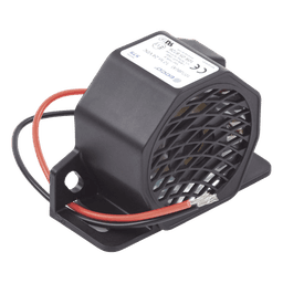 Alarma de Reversa Vehicular / 107 dBA / 12-24 VDC / Sensor de Ruido Ambiental / Nylon Reforzado con Fibra de Vidrio / -40 °F a 185 °F (-40 °C a 85 °C)