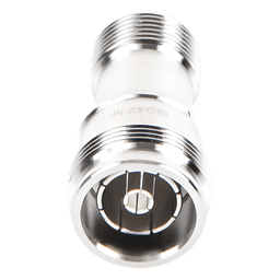 Adaptador RF en Línea / 4.3-10 Macho a N Hembra / 50 Ohm / 5,500 MHz / PIM -160 dBc / VSWR 1.10:1