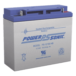 Batería de Respaldo AGM/VRLA / 12V / 18 Ah / Terminales NB / Vida Útil 5 Años / Libre de Mantenimiento
