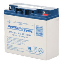 Batería de Respaldo AGM/VRLA / 12V / 18 Ah / Terminales NB / Vida Útil 5 Años / Libre de Mantenimiento
