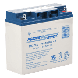 Batería de Respaldo AGM/VRLA / 12V / 18 Ah / Terminales NB / Vida Útil 5 Años / Libre de Mantenimiento