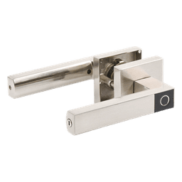Manija Castelli Biométrica/ Niquel Satinado / 30 usuarios / Para Puerta Izq o Derecha de 60-70mm