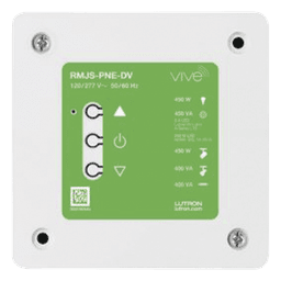 Módulo de atenuación PowPak / Fase directa o inversa / 120/277 V / Hasta 450 W-VA / Clear Connect 431-437 MHz / 10 Pico + sensores / Sistema Vive