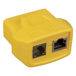 Probador de Cables / Voz RJ11/12 / Datos RJ45 / Video Coaxial F / Longitud hasta 610 m (2000 ft) / LCD Retroiluminada / Detección de Fallas