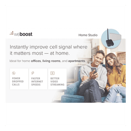 KIT de Amplificador de Señal Celular Home Studio/ Datos 2G, 3G, 4G / Llamadas / Mejora la señal para cubrir hasta 60 m² como una habitación, casa pequeña o departamento.