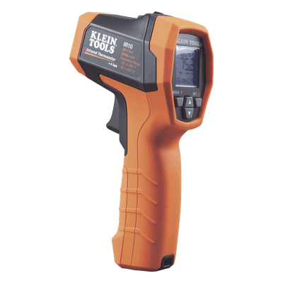 Termómetro Infrarrojo / Doble Láser / IR y Sonda Tipo K / Rango -40 a 650 °C (-40 a 1200 °F) / Resolución 20:1 / Emisividad Ajustable