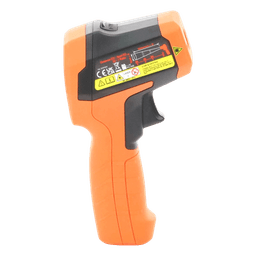 Termómetro Infrarrojo / Doble Láser / IR y Sonda Tipo K / Rango -40 a 650 °C (-40 a 1200 °F) / Resolución 20:1 / Emisividad Ajustable