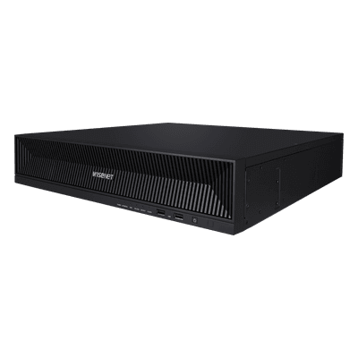 NVR de 16 canales / 32MP / Hasta 4 Discos Duros / Switch PoE+ 16 puertos / Wisenet P2P / H.265 & WiseStream
