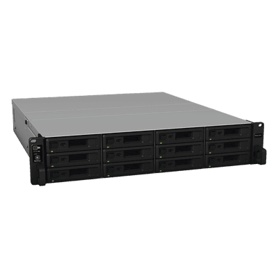 Servidor NAS para rack de 12 bahías / Expandible a 24 bahías / Hasta 288 TB / Doble fuente de poder