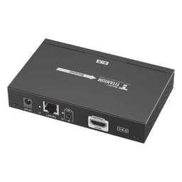 Receptor HDMI IP / 4K@30Hz / 1080p@60Hz / Alcance 120 m (393.7 ft) / Cat6/6a / Control IR / Switch IGMP