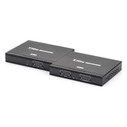 Receptor HDMI IP / 4K@30Hz / 1080p@60Hz / Alcance 120 m (393.7 ft) / Cat6/6a / Control IR / Switch IGMP