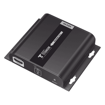 Receptor Compatible para Kits TT683-4.0 / Resolución 4K@30Hz / Cat 5e/6 / Distancia de 120 m / Control IR /  Soporta HDbitT/ Compatible con Switch Gigabit. 