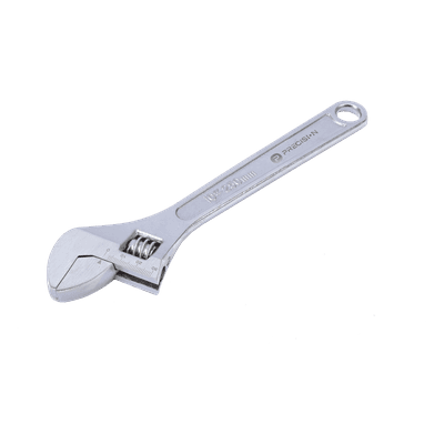 Llave Ajustable (Perico) de 20.5 cm (10”). Apertura máxima de Mordaza de 30 mm.