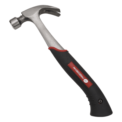 Martillo de Uso Rudo / Acero Forjado Monobloque / 16 oz (454 g) / Uña Curva / Sujetador Magnético / Mango Antideslizante