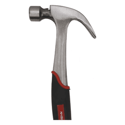 Martillo de Uso Rudo / Acero Forjado Monobloque / 16 oz (454 g) / Uña Curva / Sujetador Magnético / Mango Antideslizante