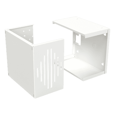Gabinete para Resguardo de Sirena de 30 W (SF581A o SF581L No incluida), Preparación para Tamper (No incluido). 