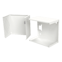 Gabinete para Resguardo de Sirena de 30 W (SF581A o SF581L No incluida), Preparación para Tamper (No incluido). 