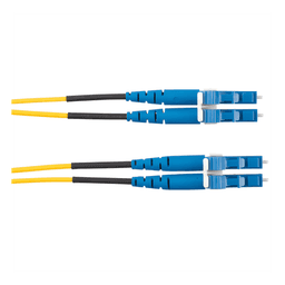 Jumper de Fibra Óptica Monomodo / OS2 9/125 / LC-LC Duplex / LSZH / 1 m (3.28 ft) / Amarillo