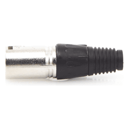 Conector XLR 3 Pines Macho | Ideal para Conexiones de Micrófonos, Mezcladoras | Equipo de Audio Profesional