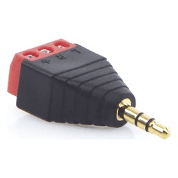 Conector de audio de 3.5mm macho a terminal de tornillo de 3 pines