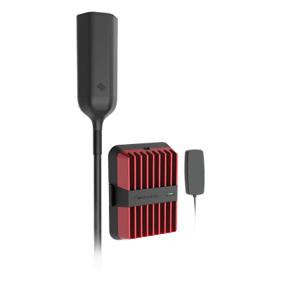 KIT Amplificador de Señal Celular 4G, 3G, VoLTE y Voz Convencional, Drive Reach OTR/ Especial para Tractocamión y Pick up Pesados/ Soporta múltiples dispositivos y compañías como Telcel, AT&T y Movistar a la vez.