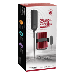 KIT Amplificador de Señal Celular 4G, 3G, VoLTE y Voz Convencional, Drive Reach OTR/ Especial para Tractocamión y Pick up Pesados/ Soporta múltiples dispositivos y compañías como Telcel, AT&T y Movistar a la vez.
