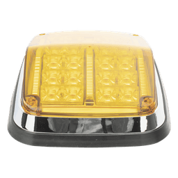 Luz de advertencia de 8 X 6", Color Ámbar, SAE,  IP67, Ideal para Ambulancias