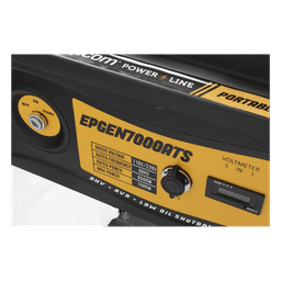 Generador de Emergencia / 6.5 kW Nominal / 7 kW Máxima / Arranque Automático / 220V Bifásico / 60 Hz / Tanque 25 L / 12 h Autonomía