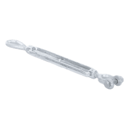Tensor de 3/8" x 6" Acero Forjado OJO-QUIJADA, Galv. Inmersión en Caliente (Carga Max. 1200 lbs).