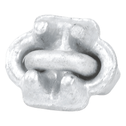 Nudo/ Perro/ Abrazadera Acero Forjado para Cable de 1/8", Galv. por Inmersión en Caliente.