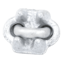 Nudo/ Perro/ Abrazadera Acero Forjado para Cable de 1/4" Galv. por Inmersión en Caliente.