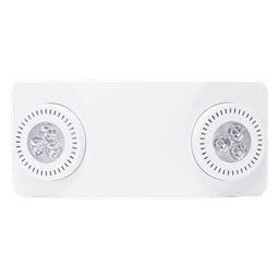 Luz de Emergencia LED / 520 Lúmenes / 90 min Autonomía / Cobertura 15.8 m (51.8 ft) / Montaje Pared o Techo / UL 5VA