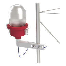  Herraje para Lámpara de Obstrucción LED Modelo EI-LBIB/OL1-VLED2- IR/ OL2-VLED2-IR