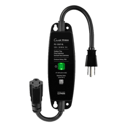 Enchufe inteligente para exteriores de 120 V y 15 A para iluminación y motores de 1/2 HP, con control Pico directo o app y geovallado mediante Smart Bridge, Caseta Wireless
