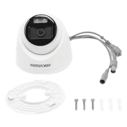 Cámara Turret TURBOHD / 3K 5 Megapixel 16:9 / Color 24/7 / Luz Blanca 40 m (131.2 ft) / Micrófono Integrado / IP67 / 4 Tecnologías / dWDR