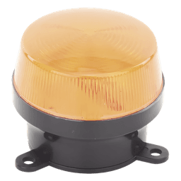Estrobo de Gran Brillantez / 12V CC / 90 Destellos/min / 68 mm Ø x 5 cm Alto / -20℃ a +60℃ / 2.67 in Ø x 1.64 in Alto