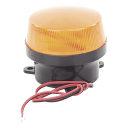 Estrobo de Gran Brillantez / 12V CC / 90 Destellos/min / 68 mm Ø x 5 cm Alto / -20℃ a +60℃ / 2.67 in Ø x 1.64 in Alto
