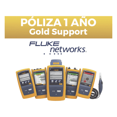 Póliza de Soporte Gold / 1 Año / Certificador de Fibra Óptica CFP-Q-ADD / Calibración Anual / Reparación y Reemplazo de Accesorios