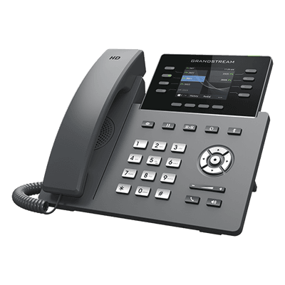 Teléfono IP Wi-Fi, Grado Operador, 8 líneas SIP con 4 cuentas, pantalla a color 2.8", puertos Gigabit, Bluetooth, PoE, codec Opus, IPV4/IPV6 con gestión en la nube GDMS