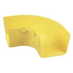 Accesorio de Canalización / Ángulo Recto Horizontal 90° / 4x4 / Radio de Curvatura 50.8 mm / ABS 94V-0 / 107.2 x 233.9 mm
