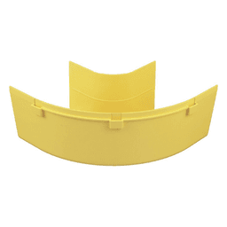 Accesorio de Canalización / Ángulo Recto Horizontal 90° / 4x4 / Radio de Curvatura 50.8 mm / ABS 94V-0 / 107.2 x 233.9 mm
