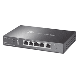 Router Omada VPN / SDN Multi-WAN Gigabit / 1 Puerto WAN Gigabit / 2 Puertos LAN Gigabit / 2 Puertos configurables LAN/WAN / 150,000 Sesiones Concurrentes / Administración Centralizada OMADA o Stand-Alone / 1 Puerto USB 2.0