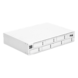 NVR PRO UniFi Protect, con bahía  para 7 discos duros, almacena hasta 20 cámaras 4k o 60 cámaras 1080p, pantalla táctil