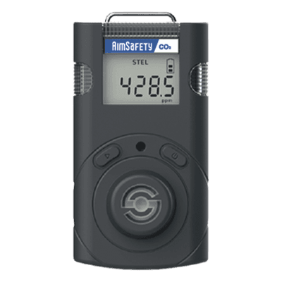 Monitor Personal de CO2 / Recargable / LCD en Tiempo Real / Alarma de 3 Niveles / Vida Útil 7 Años