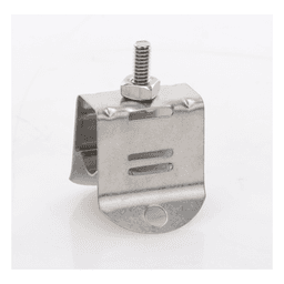 Sujetador de Cable Coaxial / Doble Click / 1/2 Pulgada / Paquete 10 Piezas