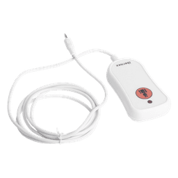 Pulsador de Llamada para Paciente Encamado — Botón Braille, Resistente a Líquidos y Fácil de Localizar en la Oscuridad
